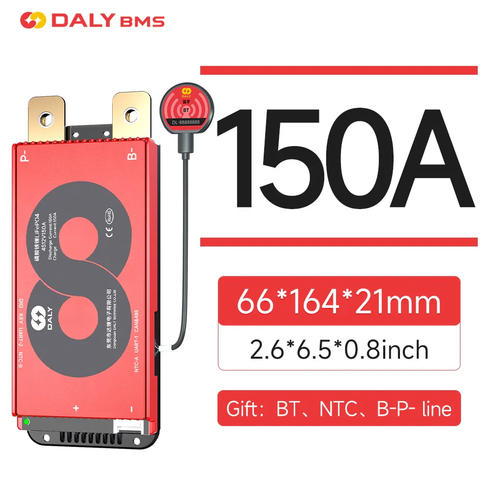 DALY 150A 200A Smart BMS WITH NTC 3S to 24S M Series