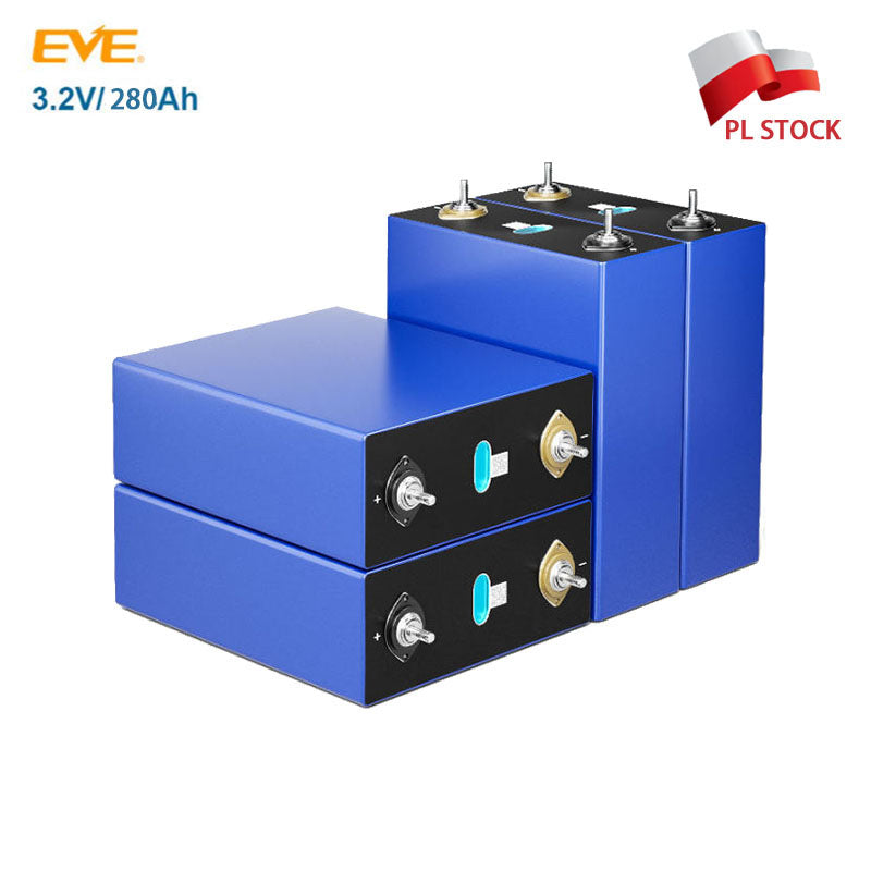 EVE 280AHK LiFePO4 Battery Over 8000 Cycles Life In EU Stock Grade A for DIY Solar
