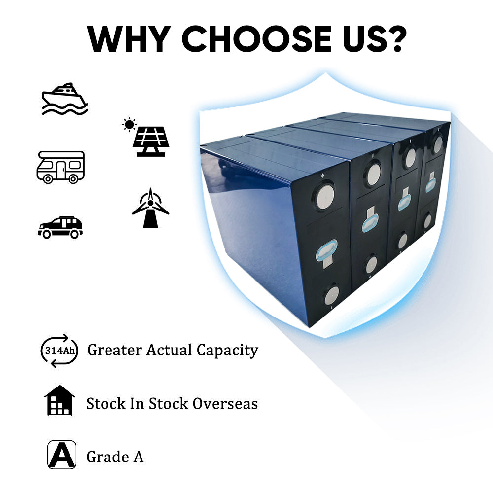 CALB 314AH LiFePO4 Battery Grade A DIY Energy Storage