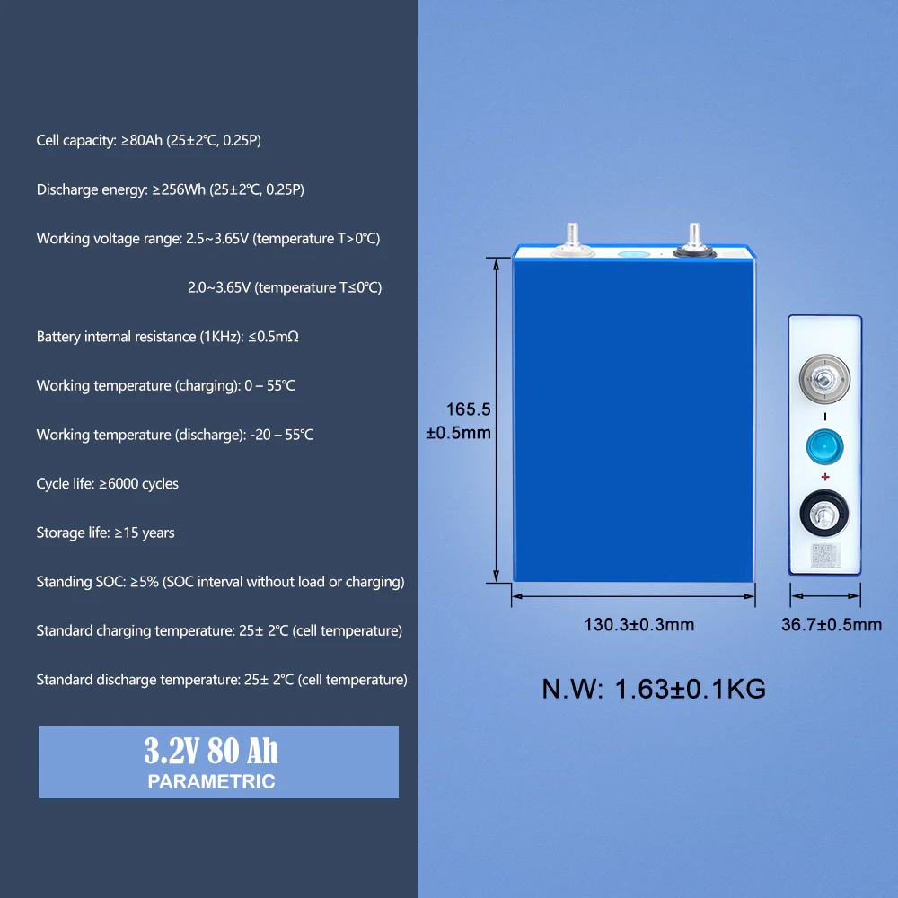 EVE 80Ah LiFePO4 Battery DIY for Engine Starting Electric Bicycle