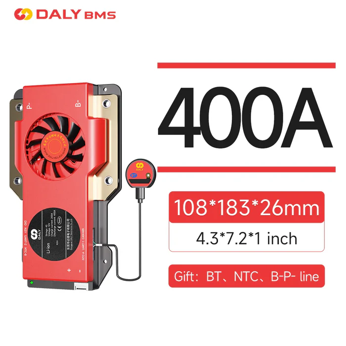 DALY 250A 300A 400A 500A Smart BMS WITH NTC 3S to 24S S Series