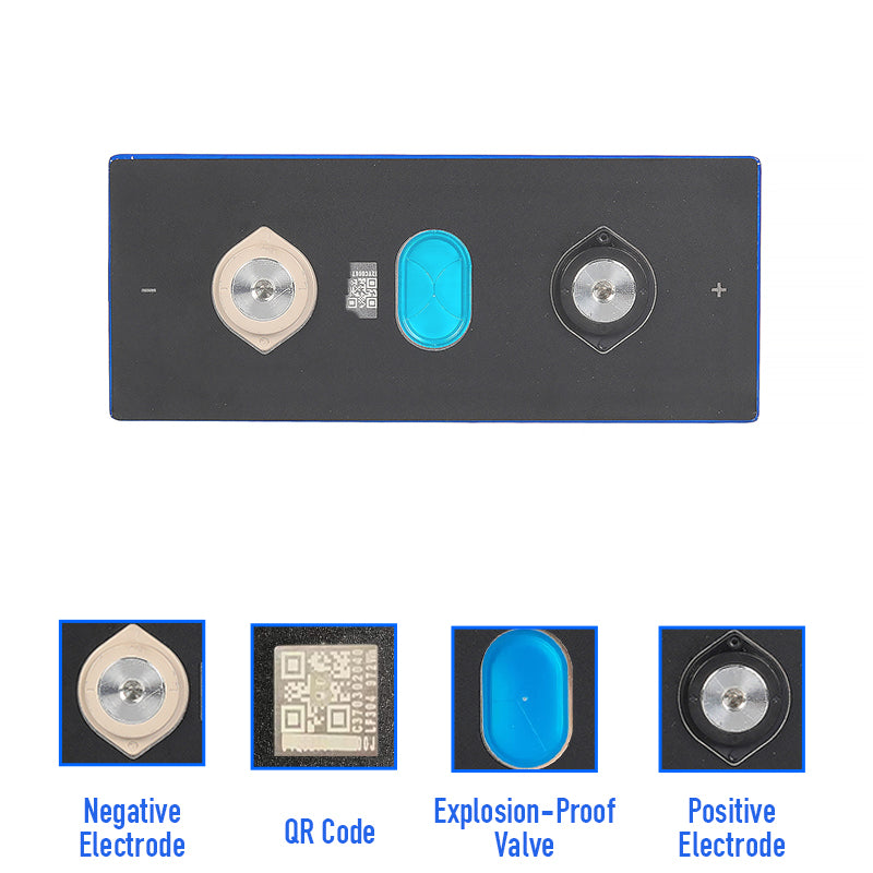 EU STOCK LiFePo4 EVE 3.2V 304Ah Cells Grade A Rechargeable Battery for DIY 12V 24V 48V 72V Pack