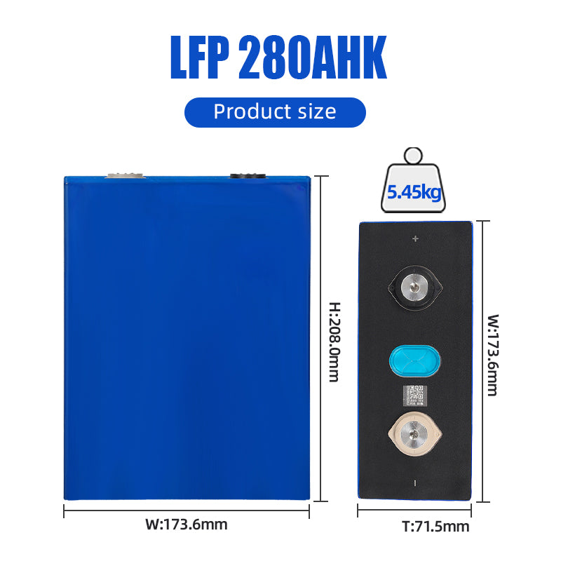 EVE 280AHK LiFePO4 Battery Over 8000 Cycles Life In EU Stock Grade A for DIY Solar