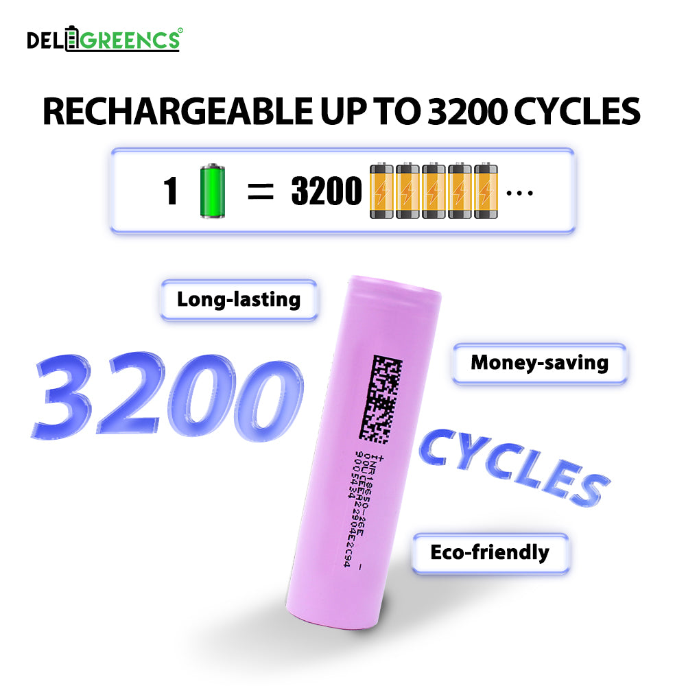 100% original 18650 battery 2600mAh 3.6V lithium ion rechargeable battery suitable for toy flashlights and other tools