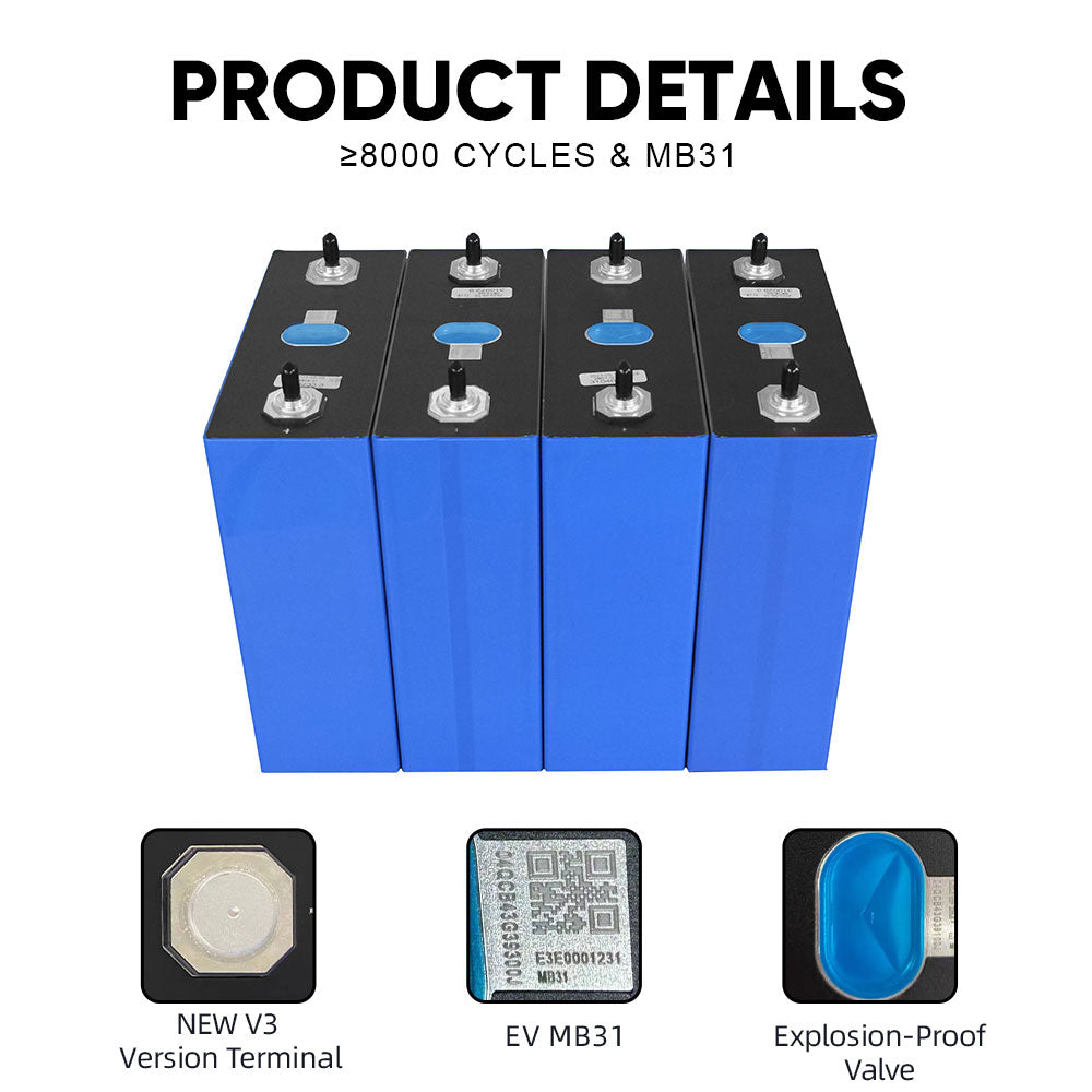 EVE 314AH LiFePO4 Battery Grade A EU Stock For Solar Energy Storage System