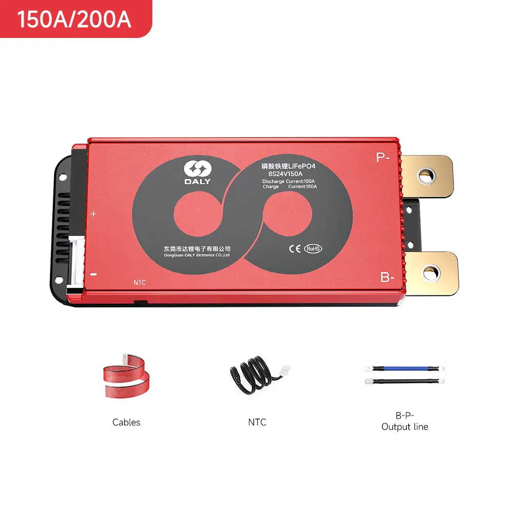 DALY 100A 150A 200A Hardware BMS WITH NTC K&M Series
