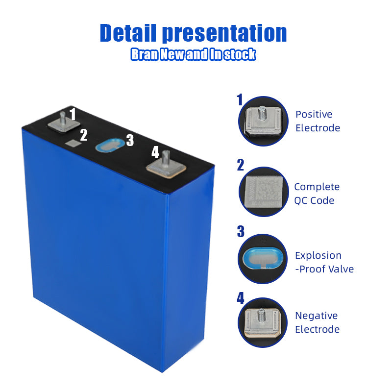 REPT 280Ah LiFePO4 Battery Grade A Long-Life Lithium Battery for Solar Systems RV and Off-Grid Applications