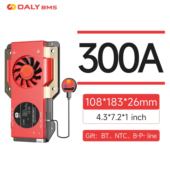 DALY 250A 300A 400A 500A Smart BMS WITH NTC 3S to 24S S Series