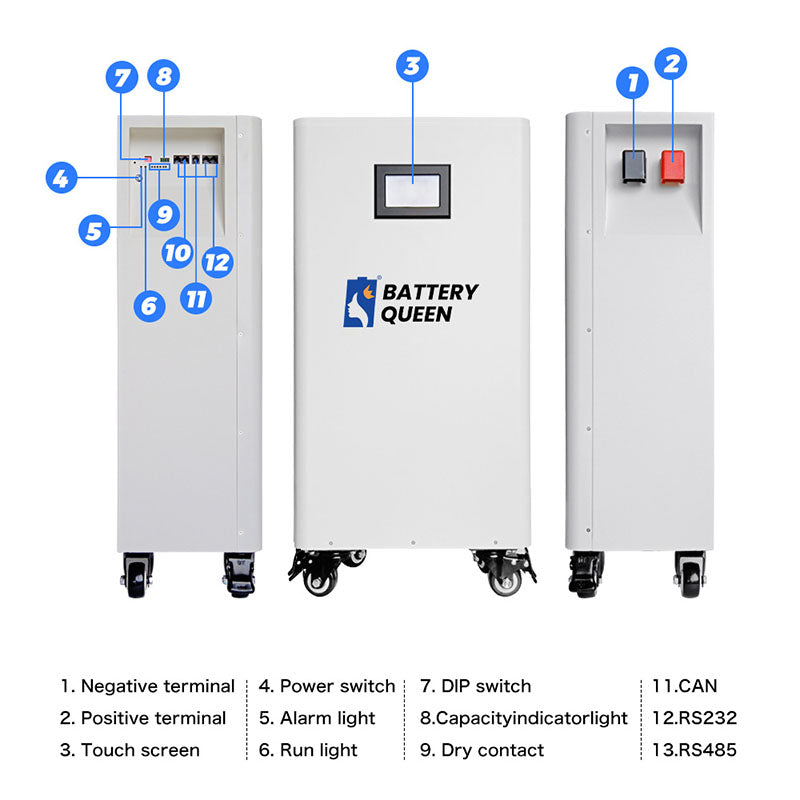 EU stock finished kit 48V battery pack with JK BMS CAN RS485
