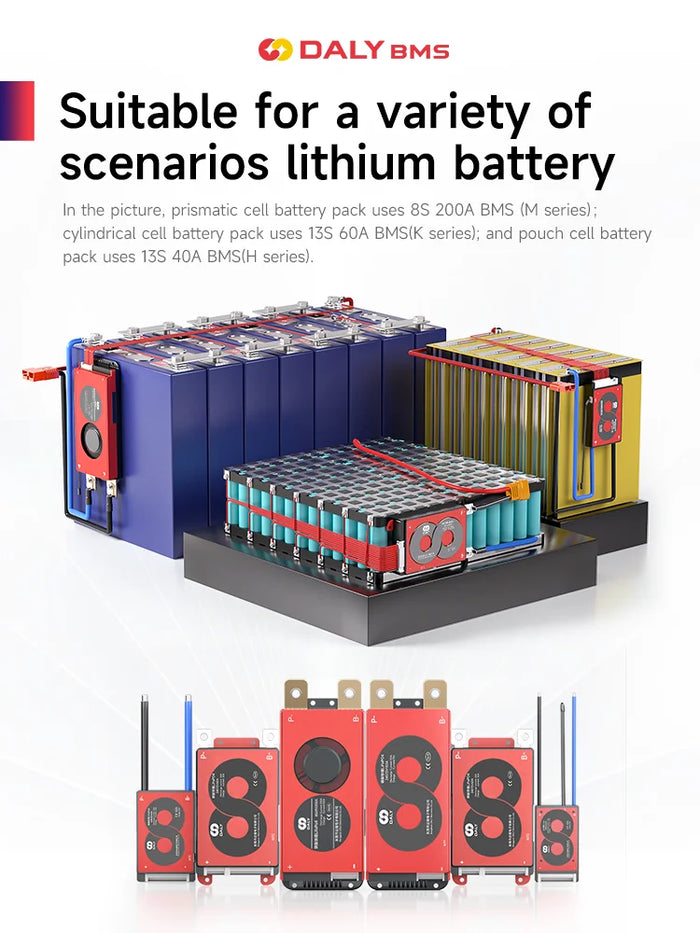 DALY 40A 60A Smart BMS WITH NTC 3S to 16S H Series
