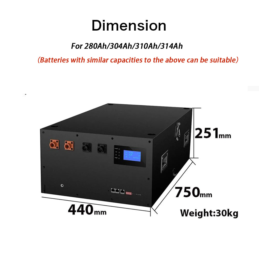 EU Stock & Free Shipping & Tax Free Seplos 3.0 DIY 48V LiFePO4 Battery Pack Kit Stack Model with Built-in BMS with Active Balancer