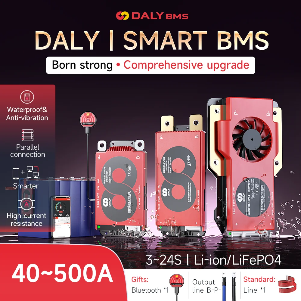 DALY 150A 200A Smart BMS WITH NTC 3S to 24S M Series