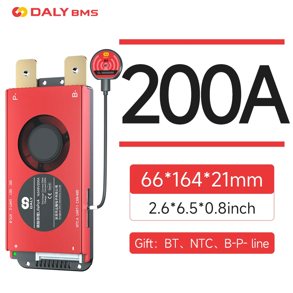 DALY 150A 200A Smart BMS WITH NTC 3S to 24S M Series