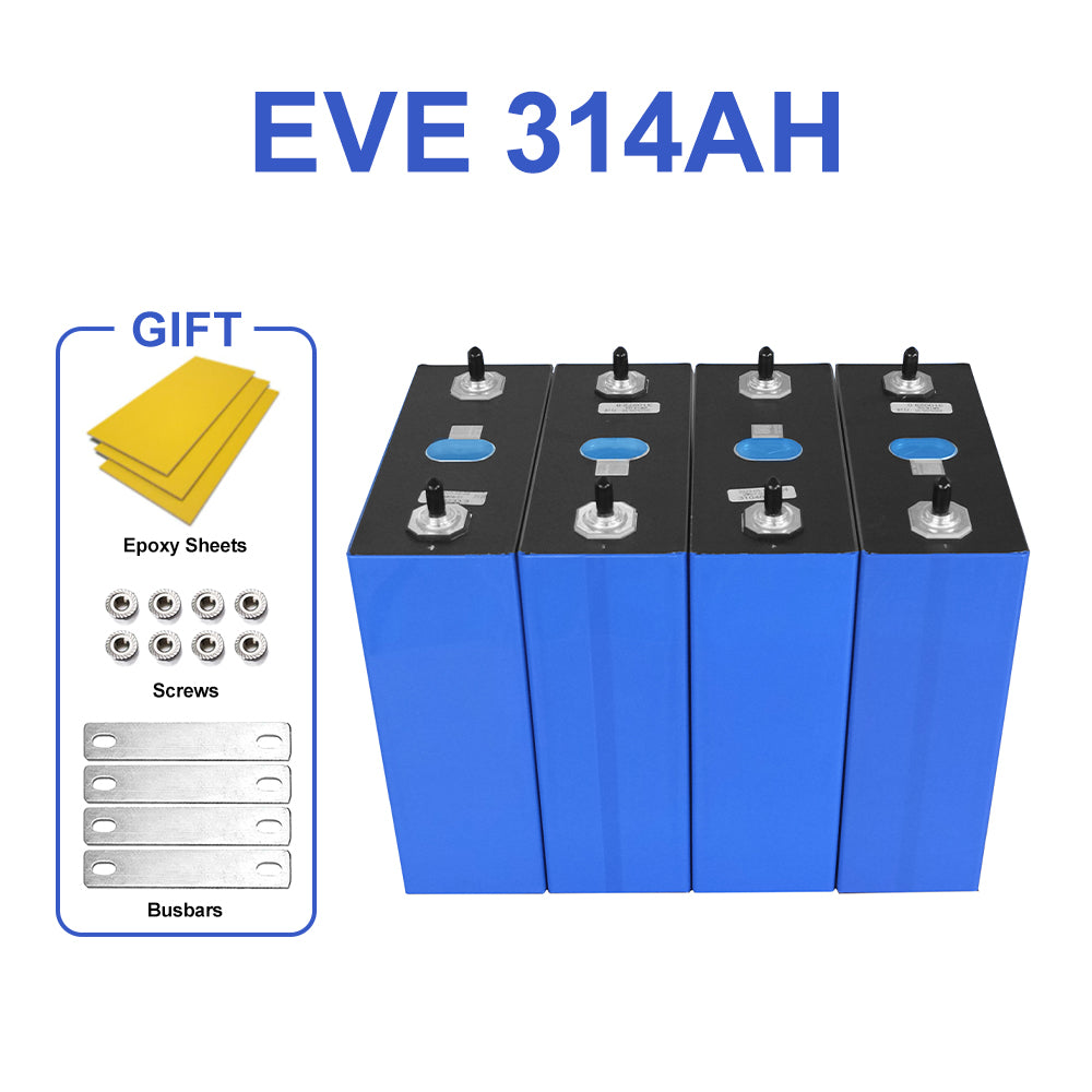 EVE 314AH LiFePO4 Battery Grade A EU Stock For Solar Energy Storage System