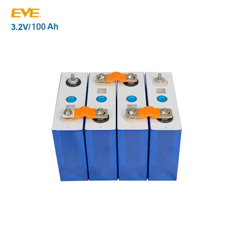 EVE 100Ah LiFePO4 Battery Grade A Real 100Ah Capacity for Solar RV & Off-Grid Use Free Shipping