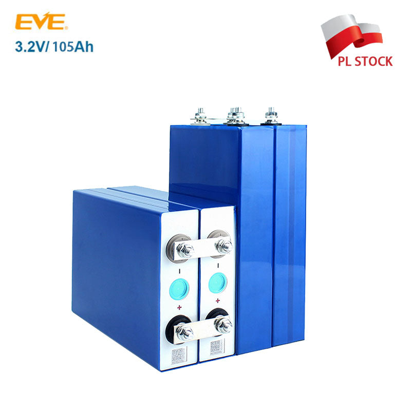 EVE 105AH LiFePO4 Battery Grade A EU Stock New Original Cells For Solar Energy Storage System
