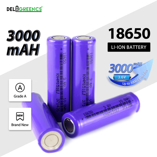 100% original 18650 battery 3000mAh 3.6V lithium ion rechargeable battery suitable for toy flashlights and other tools