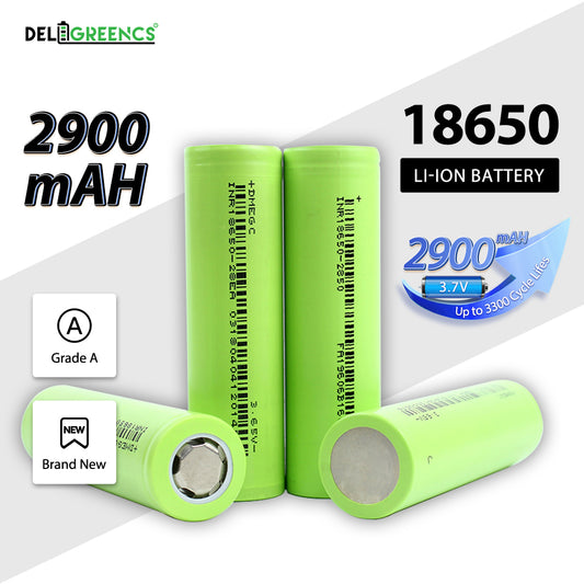 100% original 18650 battery 2900mAh 3.7V lithium ion rechargeable battery suitable for toy flashlights and other tools